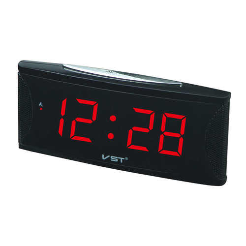 LED CLOCK .LED台钟 家居闹钟 数码桌面钟  插电钟 红光蓝光绿光