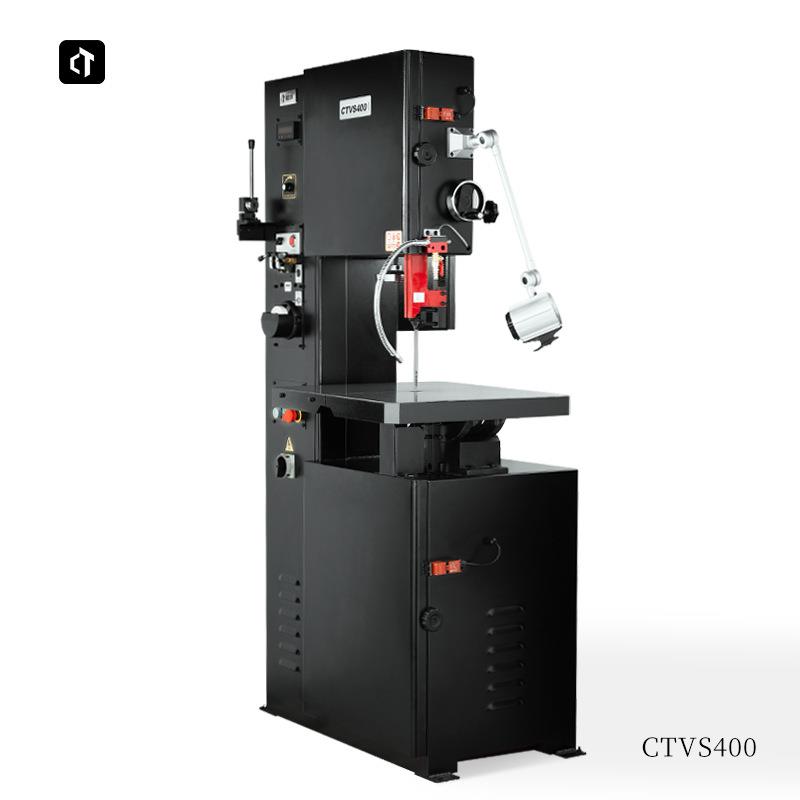 呲铁新品CTVS400带锯机床锯铝机立式全自动木工木材金属切割机