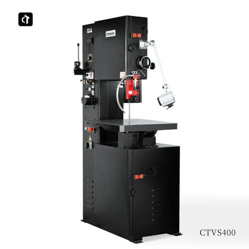 呲铁新品CTVS400带锯机床锯铝机立式全自动木工木材金属切割机