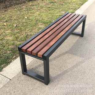 户外广场公园长条椅浴室更衣室带鞋 架长条凳健身房瑜伽室休息排椅