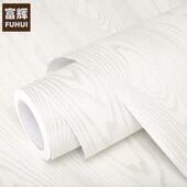 洒银木纹墙纸自粘加厚防水衣柜家具翻新壁纸桌面餐桌PVC木纹贴纸