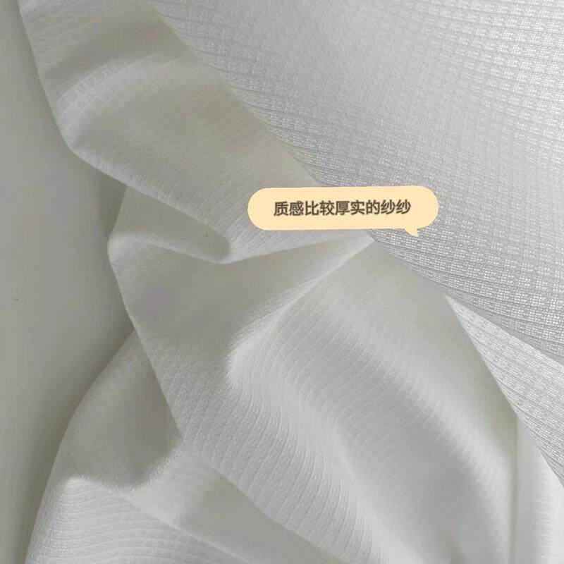 新款直销NEW防晒防紫外线窗纱 透光不透人日式镜面纱加厚遮光窗纱