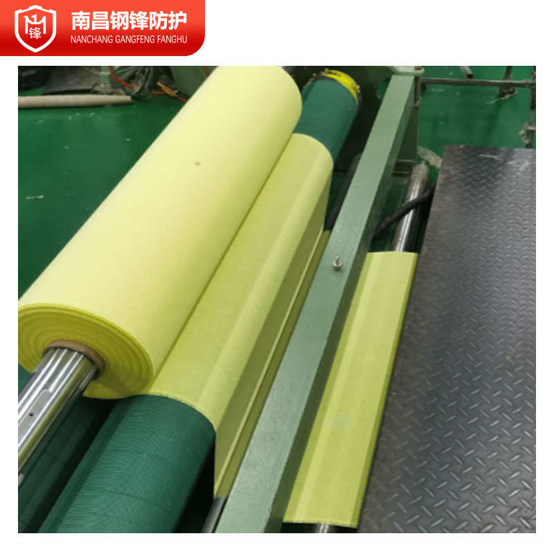 高模量芳纶机织布 对位芳纶止裂布 耐磨防火耐高温芳纶涂胶平纹布