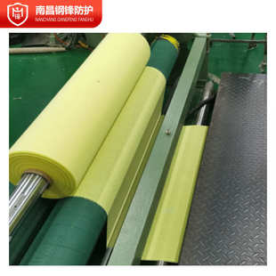 高模量芳纶机织布 对位芳纶止裂布 耐磨防火耐高温芳纶涂胶平纹布