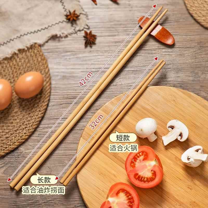 长筷子油炸耐高温楠竹家用防烫加长捞面火锅