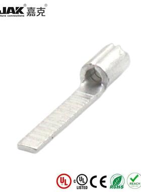 DBN1.25-14片形裸端子冷压片型接线端子紫铜插片型1-14插针KST