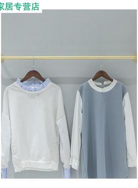 ALI6凉衣服架子固定墙上宿舍上铺衣架墙上立式晾衣架白色u型衣杆