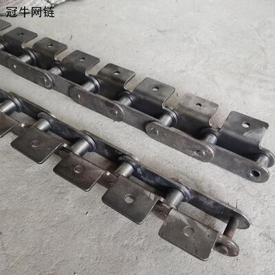 大节距弯板炼条P100重型工业传动炼C2082C2062双节距滚子输送炼条