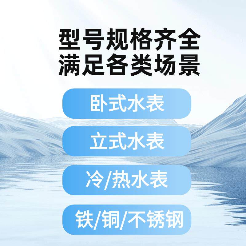4G无线 线大口径远传智能水表 智慧物联网远程电子卧立式DN100