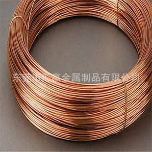 厂家直销 高导电铜线 H65黄铜线 黄铜丝 裸铜线 1mm 2mm