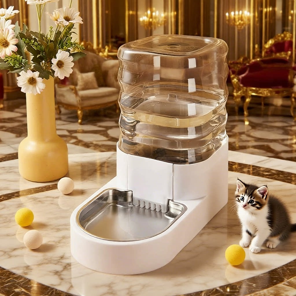 饮水器饮水机宠物用品猫咪慢食碗
