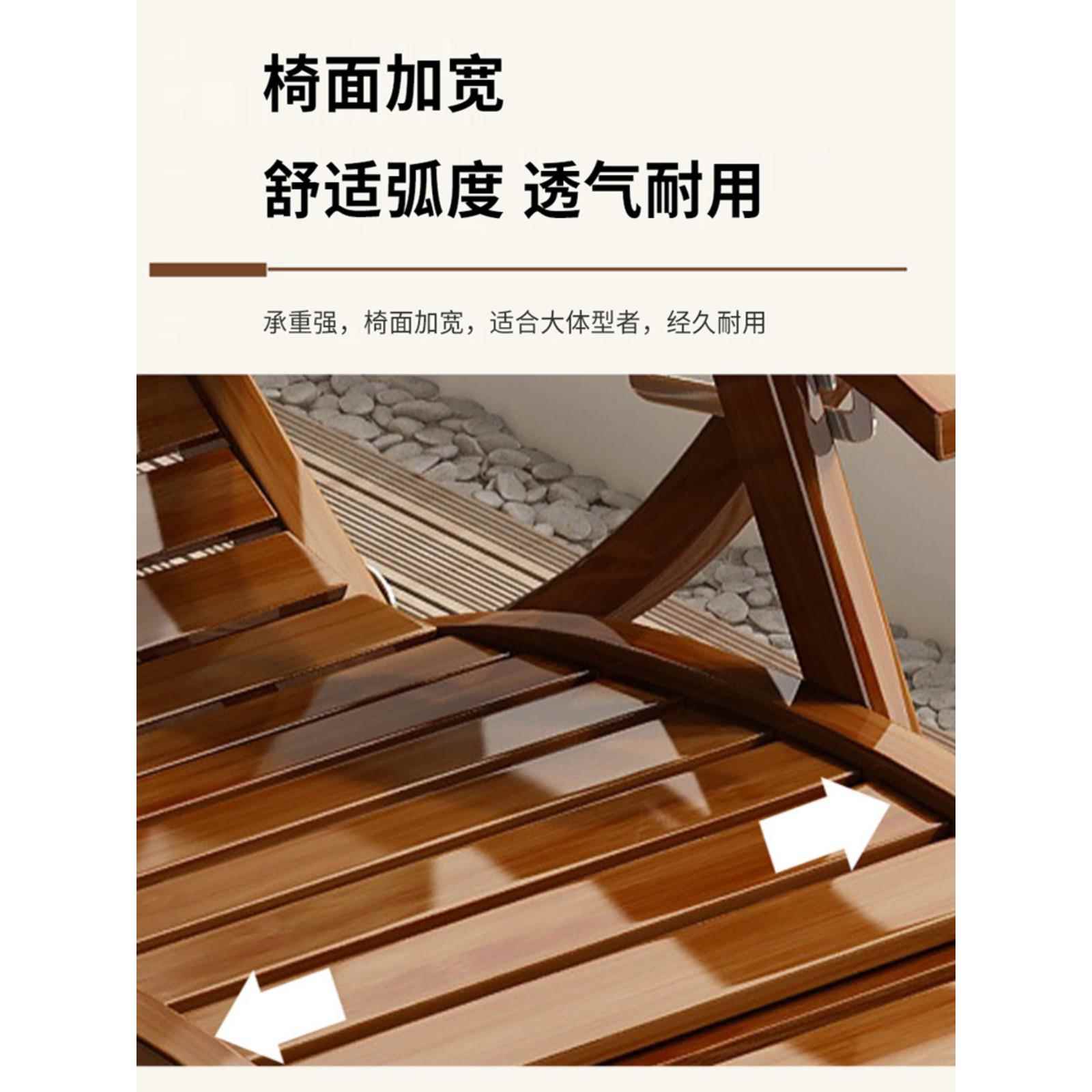 躺凉椅午折F77MJM5T叠摇休厅摇椅大人阳台家用休闲椅懒人老人客午