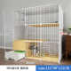 厕所屋舍带别墅室内猫家用猫笼自由空间笼子三层超大一体