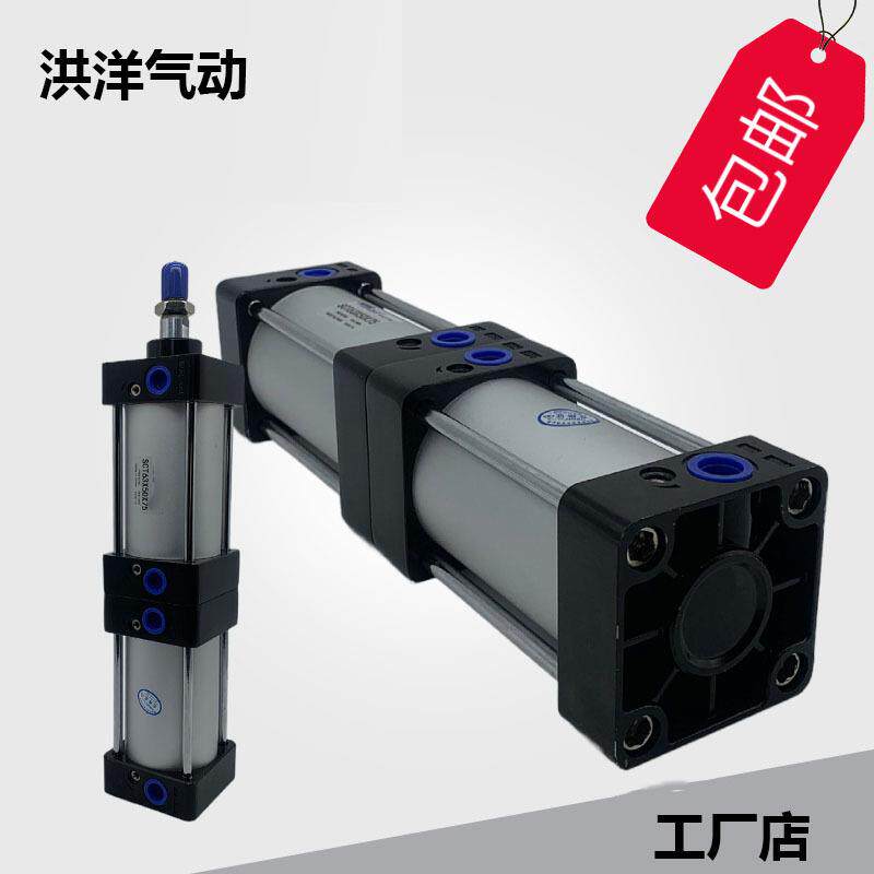多位置倍力气缸SCT100X25X30X40X50X60X75X80X100X125X150气动
