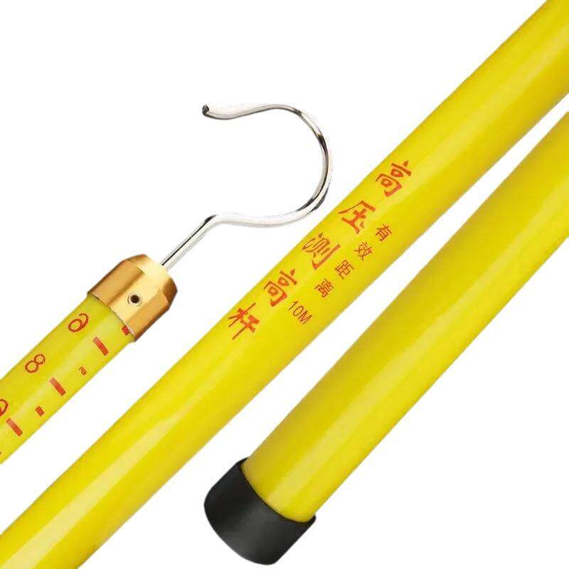 伸缩测量尺杆绝缘伸缩测高杆环氧树脂高压电力玻璃钢测量尺标高尺