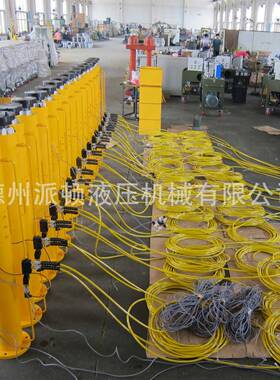 实力厂家直销PLC同步千斤顶智能同步顶升液压千斤顶同步油缸