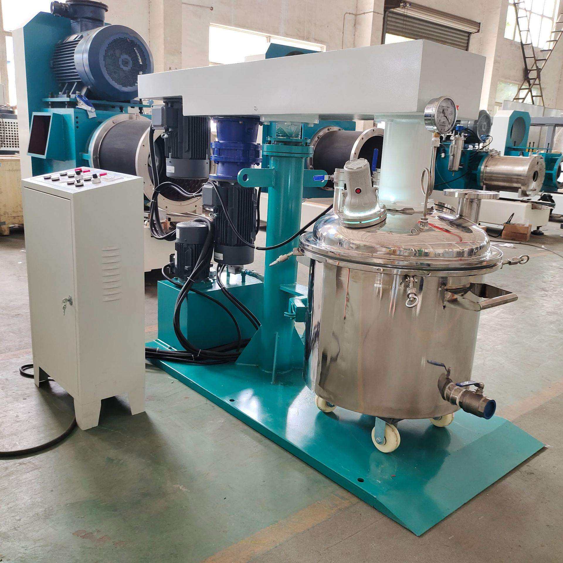永延 同心双轴搅拌机 100L涂料油墨色浆液压升降分散搅拌机
