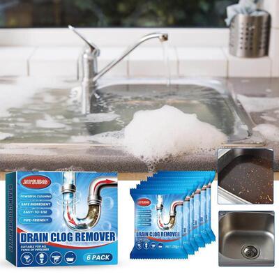 Jaysuing Drain Clog Remover Powder, Toilet and Kitchen Drain