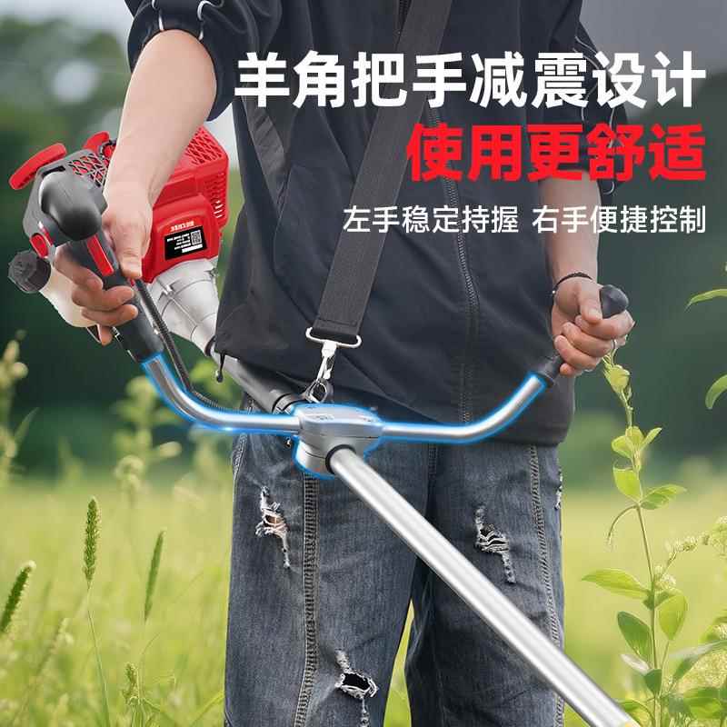 二冲程油割机多功能SNC小型林除草机四冲程侧佳草园式大功汽率割