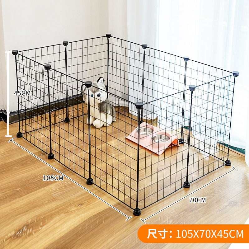 自由组合栅栏宠物狗狗围栏兔笼子小型隔离猫门犬狗厕所护栏带室内 - 封面