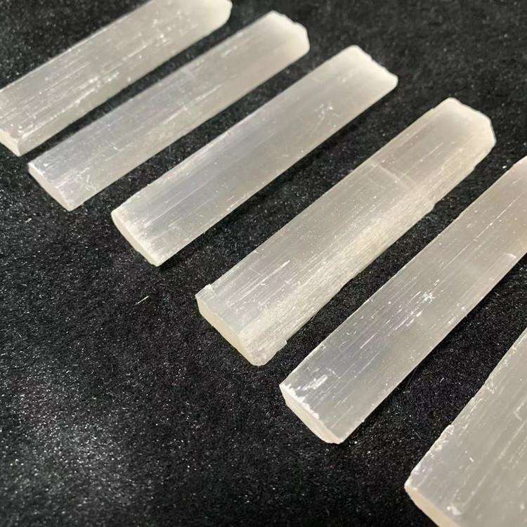 现货亚硒酸盐能量棒 水晶摩洛哥透明石膏板白色石英矿物原石