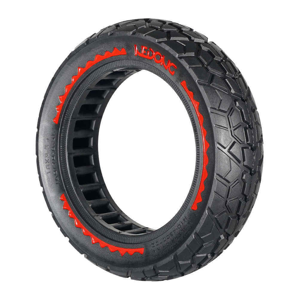 新品10*2.5轻弹免充气实心胎适配Max G30/G3OP电动滑板车越野轮胎