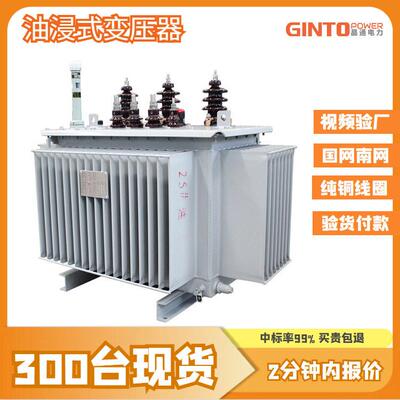 s20二级800kva能效1000kw三相1250千伏安1600低压油浸式变压器