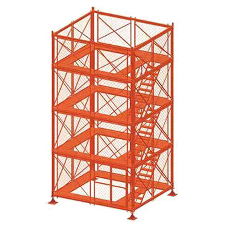 安全梯笼墩身防护平台墩身操作平台 建筑梯笼安全防护网墩柱平台
