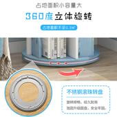 度收纳落地简网红3简易约生书学柜旋转书架家用儿童6置物架XS 165