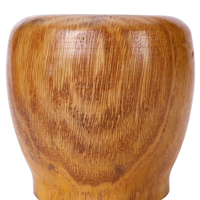 药罐蒜泥辅食研磨批发实木压蒜器