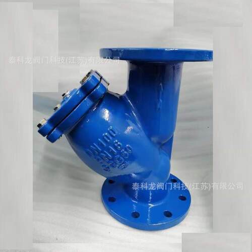 GGG50德标Y型球墨铸铁法兰过滤器DN40506580100125150200