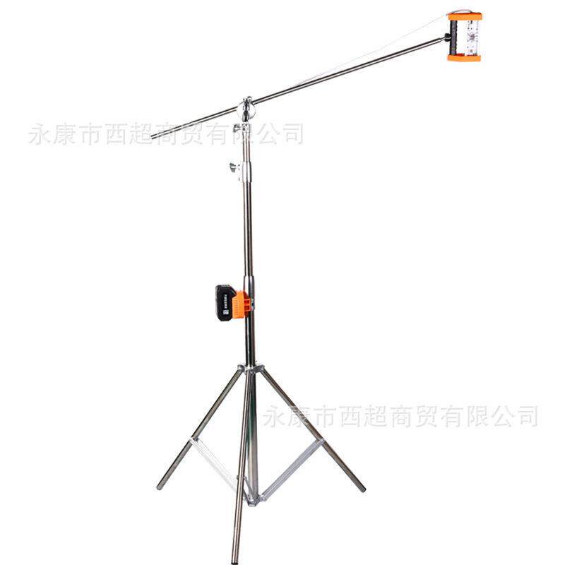自吸无刷长杆墙面打磨机专用锂电灯砂纸机打腻子磨墙墙壁砂皮机