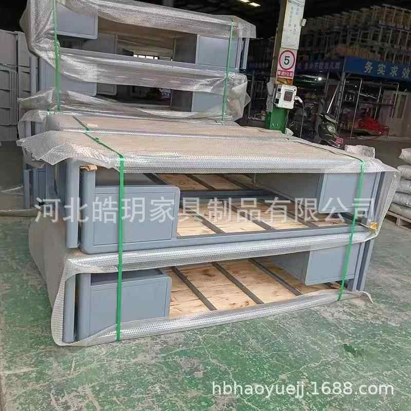 狱床床制监XOO舍床拘留所具单人床单钢层床铁架床值班室加厚看监