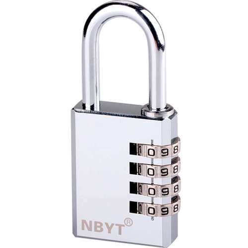 NBYT304不锈钢锁梁防水防锈箱包健身房更衣柜大铁门铜密码锁挂锁