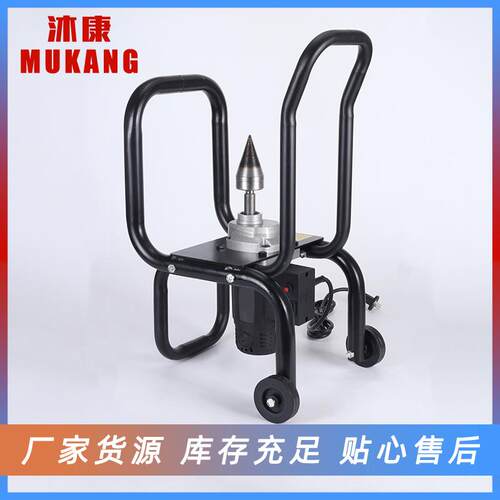 2200w树墩劈柴机铡刀式拆树机小型电动木工机械圆木料斩断机