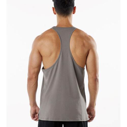 Muscle Fitness Round Neck Tank Top Cotton Men's Sports