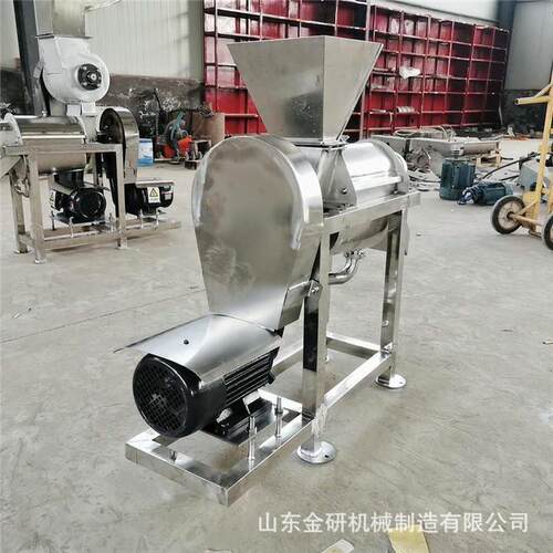 工业青芒果柠檬破碎挤汁机沙棘果螺旋压榨机大型水果清洗榨汁机