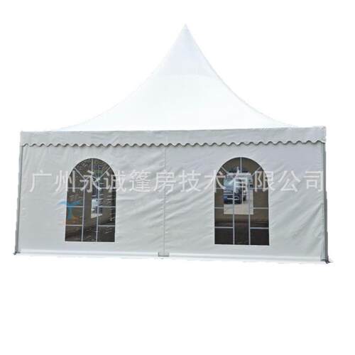广告展览美食节摊位尖顶帐篷 户外婚庆四角锥顶篷房 Pagoda tents