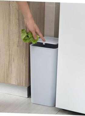 Rubbish Can Kitchen Toilet Trash with Press Lid Garbage Bin