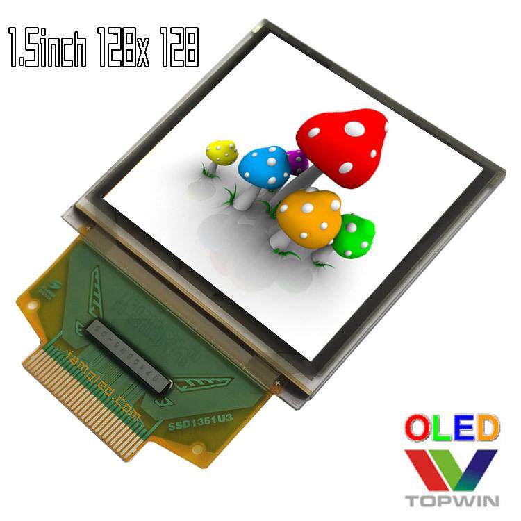 1.5寸彩色1.5英寸oled液晶显示屏topwin拓微科技UG-2828GDEDF11