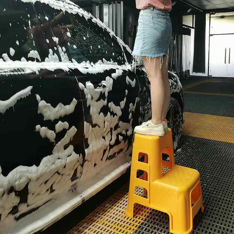 多功能二步梯凳家用登高凳加厚塑料洗车凳子两步凳台阶高低梯子凳