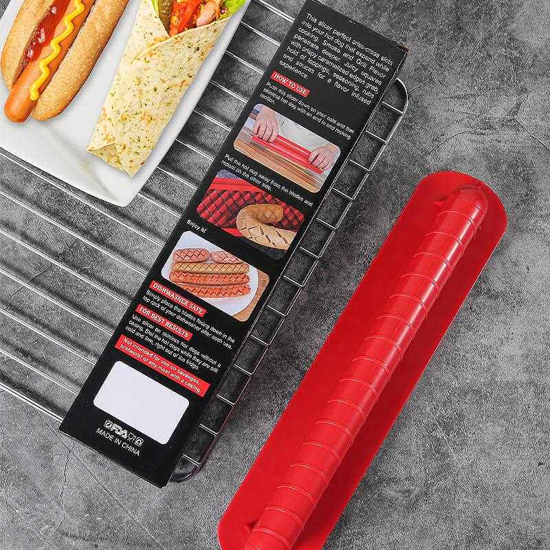 直销新款新款BBQ烧烤工具热狗切香肠切火腿切割器切纹切蛋器菱形