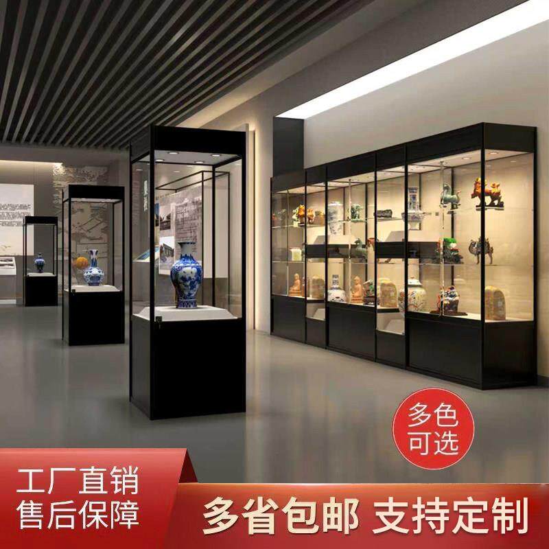 博物馆古董展示柜文物字画展架收藏品瓷器柜台定制珠宝玉器玻璃柜
