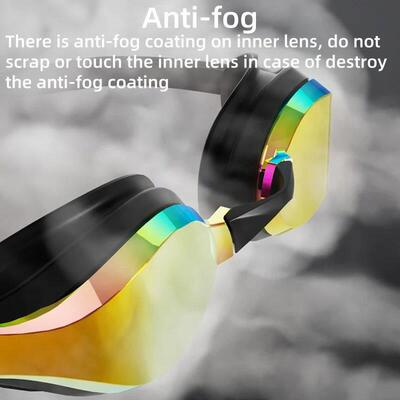 Unisex Professional Swimming Goggles for Racing, HD Lens and