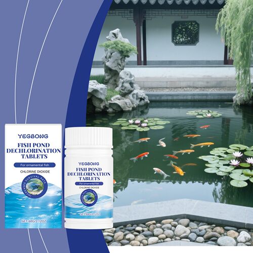 YEGBONG Fish Tank Chlorine Removal Tablets - Cleans Stains,
