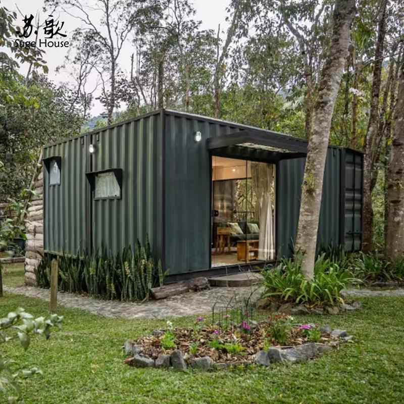 单体集装箱房屋改造创意住人模块化房屋设计施工建造民宿阳光房