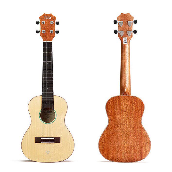 TOM S3单板尤克里里初学者乌克丽丽云杉木ukulele 23英寸S3