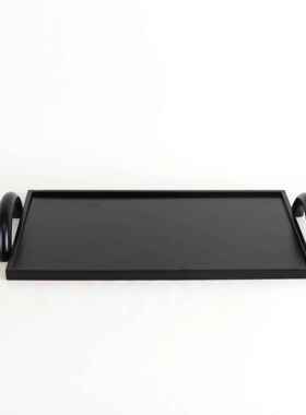 现代新MC-TY-54中式色盘托摆件茶室客厅意创家居饰品样板房餐桌茶