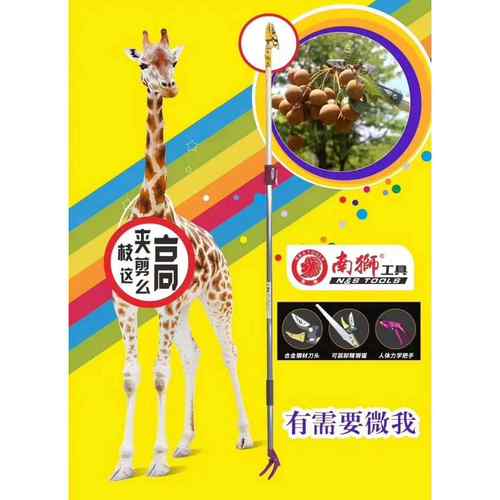 南狮枝伸缩摘林果剪高枝剪高枝锯花树木修果园剪果枝AOR剪园林采