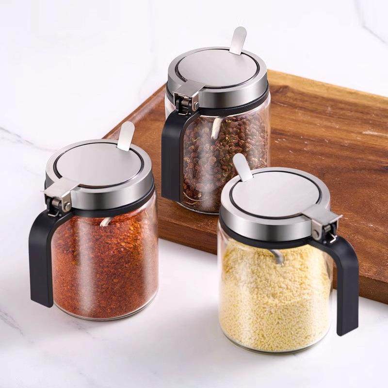 调料盒家用厨房高端新款盐罐调料罐子玻璃调料瓶调味罐收纳盒组合,厨房/烹饪用具,调味瓶罐/调料研磨器,淘宝优惠券,粉丝福利购,淘宝优惠卷
